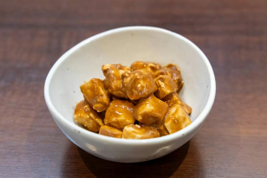 クリームチーズの江戸味噌煮