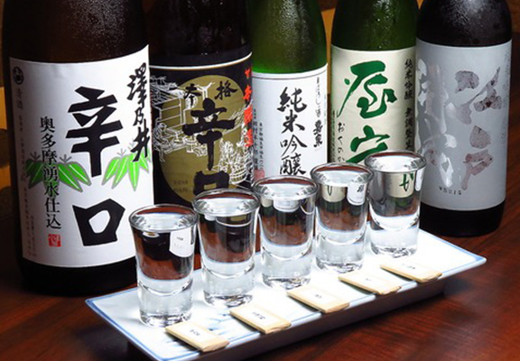 東京の日本酒5種飲み比べセット